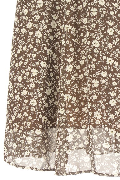 JUSGLITTY（ジャスグリッティー）の古着「小花柄ロングフレアスカート（ロングスカート・マキシスカート）」大画像５へ