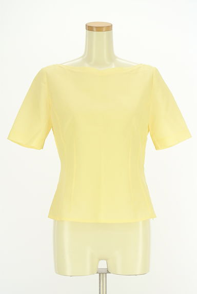 KARL LAGERFELD（カールラガーフェルド）の古着「ボートネックシアーブラウス（カットソー・プルオーバー）」大画像１へ