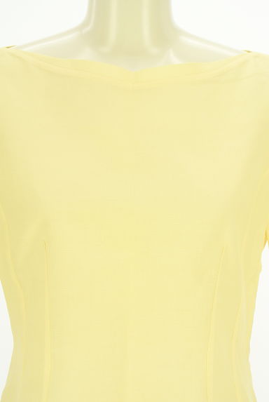 KARL LAGERFELD（カールラガーフェルド）の古着「ボートネックシアーブラウス（カットソー・プルオーバー）」大画像４へ