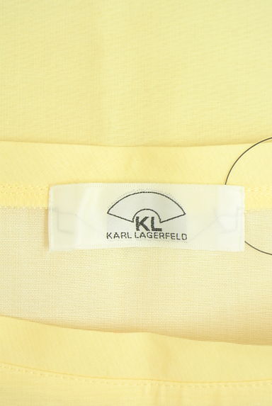 KARL LAGERFELD（カールラガーフェルド）の古着「ボートネックシアーブラウス（カットソー・プルオーバー）」大画像６へ