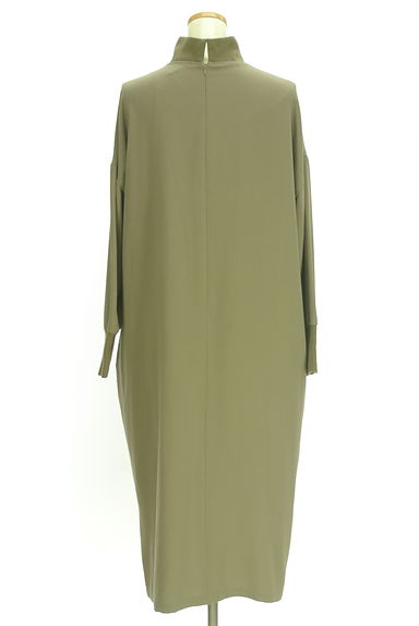 PLAIN PEOPLE（プレインピープル）の古着「リブハイネックワンピース（ワンピース・チュニック）」大画像２へ