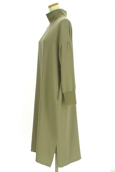 PLAIN PEOPLE（プレインピープル）の古着「リブハイネックワンピース（ワンピース・チュニック）」大画像３へ