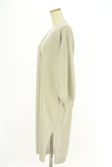 SHIPS（シップス）の古着「リネン混ロングニットカーディガン（カーディガン・ボレロ）」大画像３へ