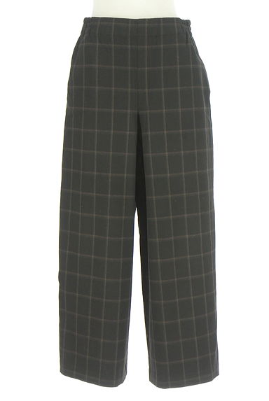 COMME CA（コムサ）の古着「チェック柄セミワイドパンツ（パンツ）」大画像１へ