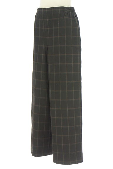 COMME CA（コムサ）の古着「チェック柄セミワイドパンツ（パンツ）」大画像３へ