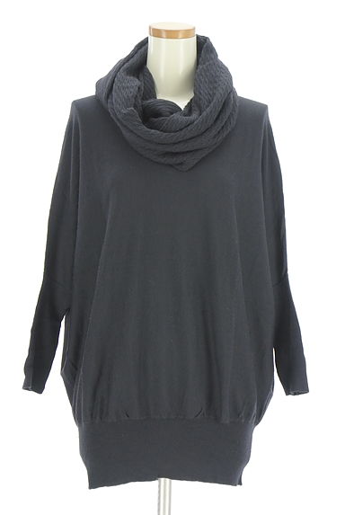 INED（イネド）の古着「スヌード付きドルマンニット（ニット）」大画像１へ