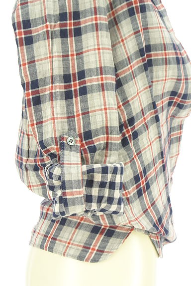 GALLARDAGALANTE（ガリャルダガランテ）の古着「チェック柄2WAYコットンシャツ（カジュアルシャツ）」大画像５へ