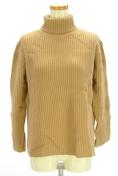 PLAIN PEOPLE（プレインピープル）の古着「タートルネックリブニットトップス（ニット）」大画像１へ