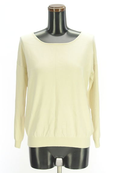 LOUNIE（ルーニィ）の古着「ラウンドネックニットトップス（ニット）」大画像１へ