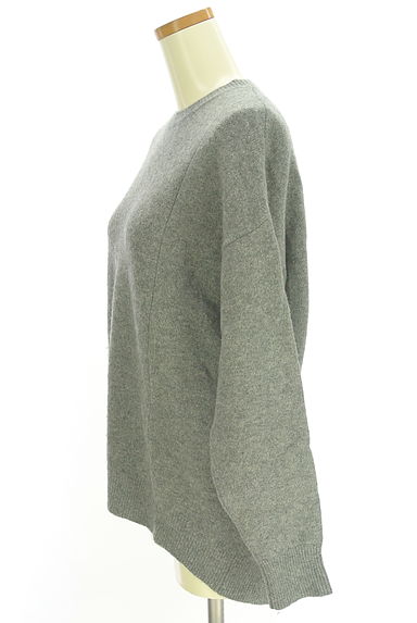 FRAY I.D（フレイアイディー）の古着「ラウンドヘムニットトップス（セーター）」大画像３へ