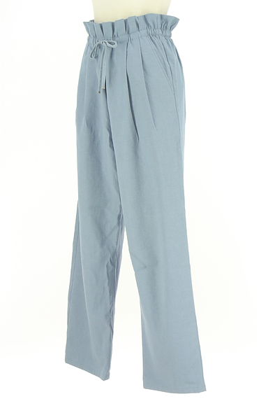 Spick and Span（スピック＆スパン）の古着「ウエストタックフリルドロストパンツ（パンツ）」大画像３へ