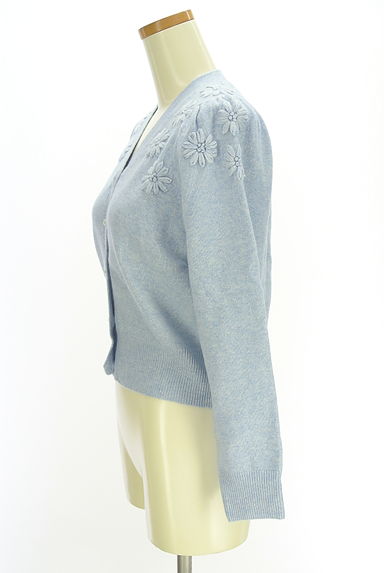 La boutique BonBon（ラブティックボンボン）の古着「花刺繍ニットカーディガン（カーディガン・ボレロ）」大画像３へ