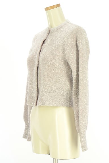 La boutique BonBon（ラブティックボンボン）の古着「ラメ入りニットカーディガン（カーディガン・ボレロ）」大画像３へ