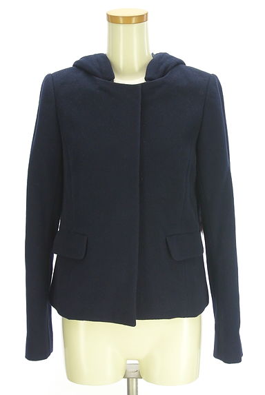 LAISSE PASSE（レッセパッセ）の古着「ファーフードショートコート（コート）」大画像４へ