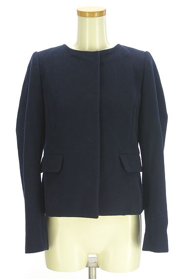 LAISSE PASSE（レッセパッセ）の古着「ファーフードショートコート（コート）」大画像５へ