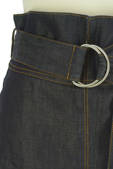 クリックで大画像表示 TOMORROWLAND(トゥモローランド)の古着「MACPHEE ベルト付き綿麻ミモレスカート(ロングスカート・マキシスカート)」大画像4へ