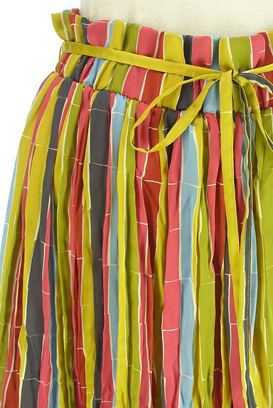 Jocomomola（ホコモモラ）の古着「ベルト付きシワ加工ロングスカート（ロングスカート・マキシスカート）」大画像４へ