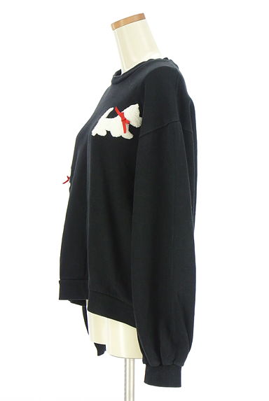 merry jenny（メリージェニー）の古着「dog刺繍オーバーサイズスウェット（スウェット・パーカー）」大画像３へ