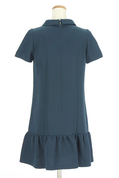 BURBERRY BLUE LABEL（バーバリーブルーレーベル）の古着「裾フリル膝丈ワンピース（ワンピース・チュニック）」大画像２へ