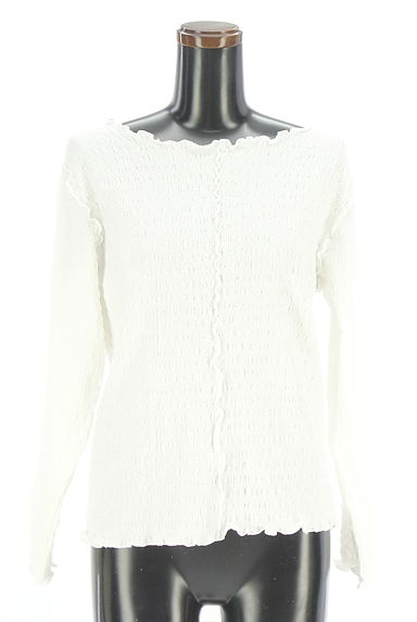 Samansa Mos2（サマンサモスモス）の古着「ehka sopo メローフリルカットソー（カットソー・プルオーバー）」大画像１へ