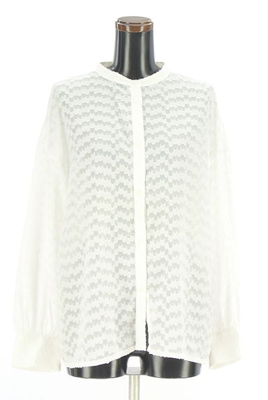 Samansa Mos2（サマンサモスモス）の古着「ehka sopo ノーカラーシャツ（ブラウス）」大画像１へ