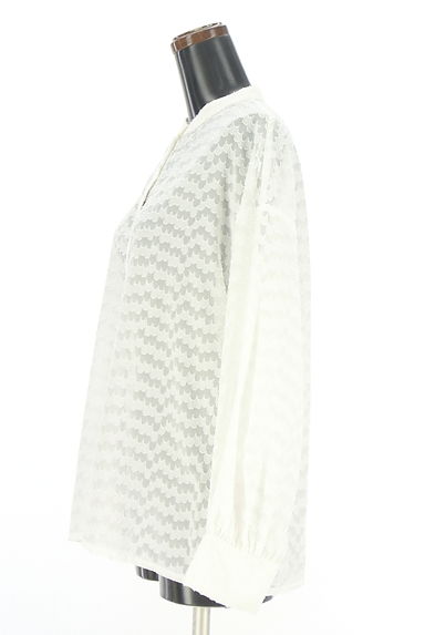 Samansa Mos2（サマンサモスモス）の古着「ehka sopo ノーカラーシャツ（ブラウス）」大画像３へ