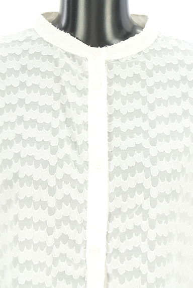 Samansa Mos2（サマンサモスモス）の古着「ehka sopo ノーカラーシャツ（ブラウス）」大画像４へ