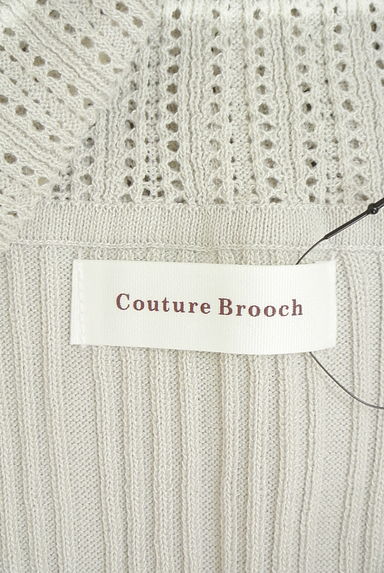 Couture Brooch（クチュールブローチ）の古着「透かし編み襟リブニット（ニット）」大画像６へ