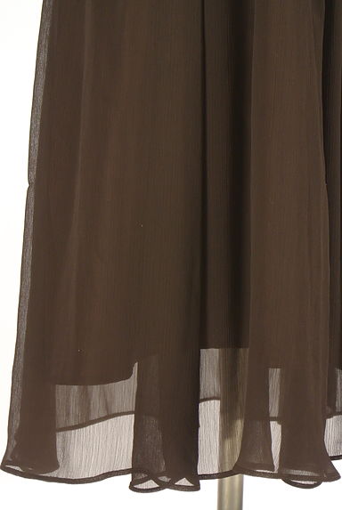 31 Sons de mode（トランテアン ソン ドゥ モード）の古着「ウエストゴム膝丈シフォンワンピース（ワンピース・チュニック）」大画像５へ