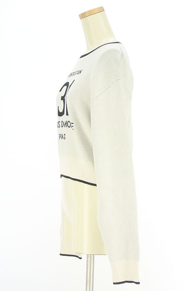 31 Sons de mode（トランテアン ソン ドゥ モード）の古着「ナンバリングニット（ニット）」大画像３へ