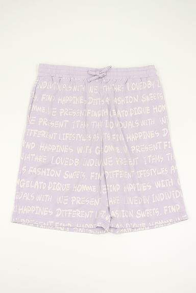 gelato pique（ジェラートピケ）の古着「GELATO PIQUE HOMME ロゴハーフパンツ（ショートパンツ・ハーフパンツ）」大画像１へ