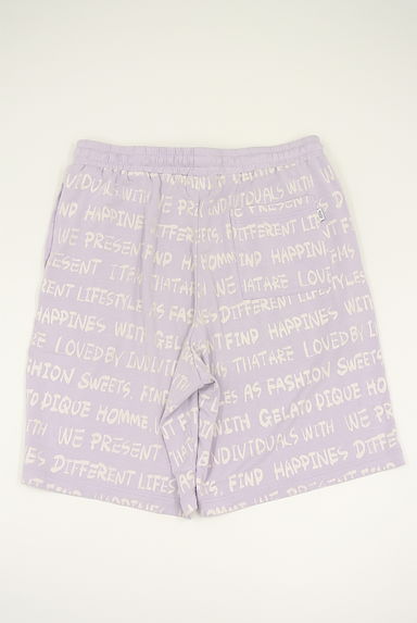 gelato pique（ジェラートピケ）の古着「GELATO PIQUE HOMME ロゴハーフパンツ（ショートパンツ・ハーフパンツ）」大画像２へ