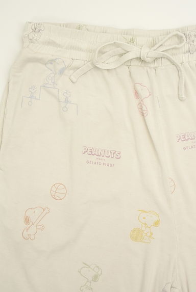 クリックで大画像表示 gelato pique(ジェラートピケ)の古着「GELATO PIQUE HOMME スヌーピーハーフパンツ(ショートパンツ・ハーフパンツ)」大画像3へ