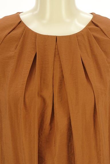 MICHEL KLEIN（ミッシェルクラン）の古着「タックフレアカットソー（カットソー・プルオーバー）」大画像４へ