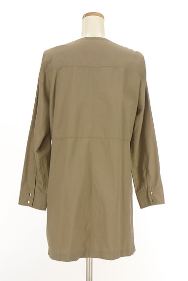 NATURAL BEAUTY BASIC（ナチュラルビューティベーシック）の古着「ノーカラーコート（コート）」大画像２へ