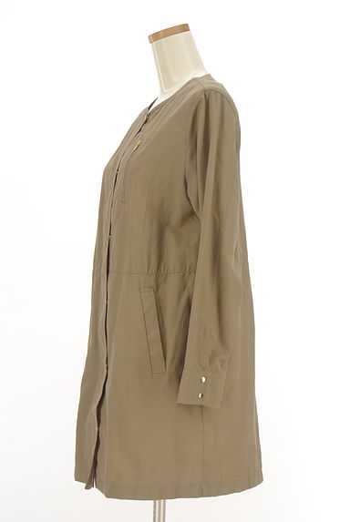 NATURAL BEAUTY BASIC（ナチュラルビューティベーシック）の古着「ノーカラーコート（コート）」大画像３へ