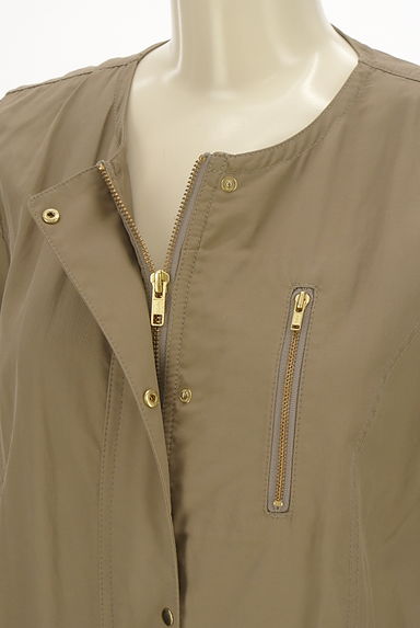 NATURAL BEAUTY BASIC（ナチュラルビューティベーシック）の古着「ノーカラーコート（コート）」大画像４へ