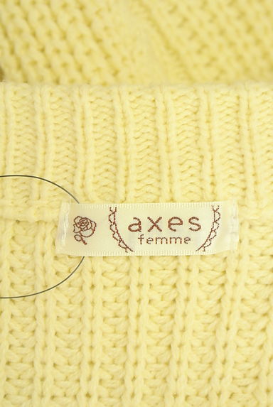 axes femme（アクシーズファム）カーディガン買取実績のブランドタグ画像