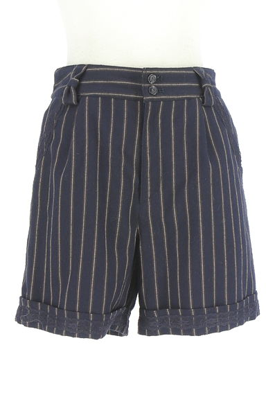 axes femme（アクシーズファム）の古着「マルチストライプ柄ショートパンツ（デニムパンツ）」大画像１へ