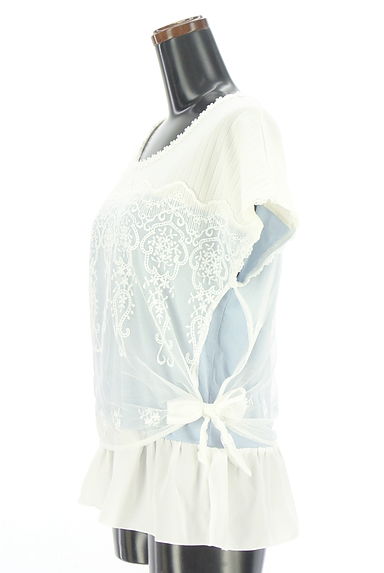 axes femme（アクシーズファム）の古着「裾フリル刺繍レースカットソー（カットソー・プルオーバー）」大画像３へ