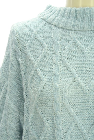 axes femme（アクシーズファム）の古着「裾レースケーブルモールニット（ニット）」大画像４へ