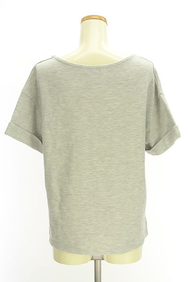 INDIVI（インディヴィ）の古着「ビジュー付きカットソー（ニット）」大画像２へ