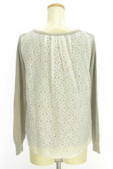 INDIVI（インディヴィ）の古着「バックレースニット（ニット）」大画像２へ