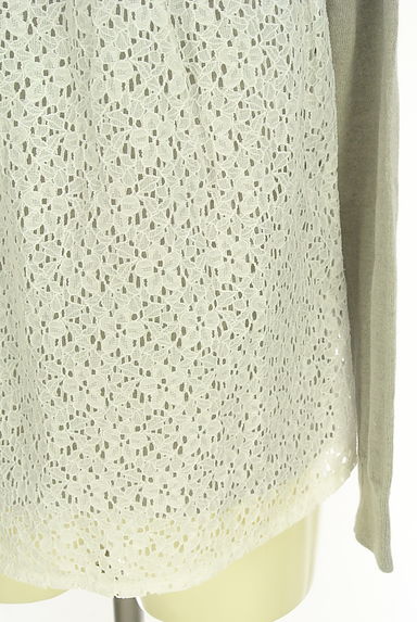 INDIVI（インディヴィ）の古着「バックレースニット（ニット）」大画像５へ