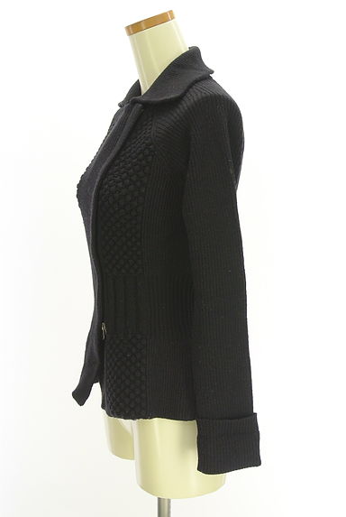 ARMANI EXCHANGE（アルマーニ エクスチェンジ）の古着「ダブルジップラグランリブニットカーデ（カーディガン・ボレロ）」大画像３へ