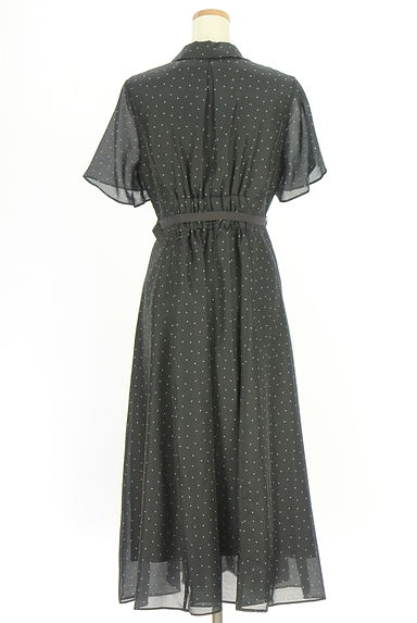 PROPORTION BODY DRESSING（プロポーションボディドレッシング）の古着「ドット柄半袖シャツワンピース（ワンピース・チュニック）」大画像２へ