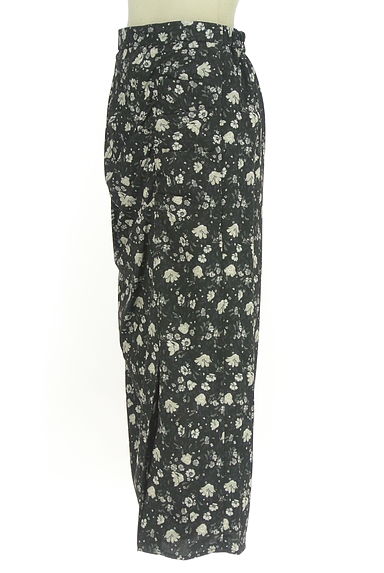 クリックで大画像表示 PROPORTION BODY DRESSING(プロポーションボディドレッシング)の古着「サイドギャザードレープロングスカート(ロングスカート・マキシスカート)」大画像3へ