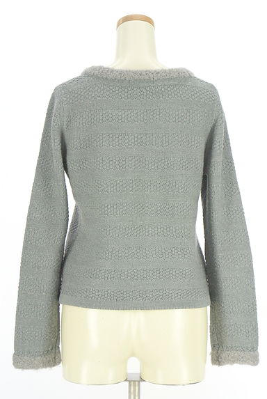 ROPE（ロペ）の古着「ファー切替ニットカーディガン（カーディガン・ボレロ）」大画像２へ