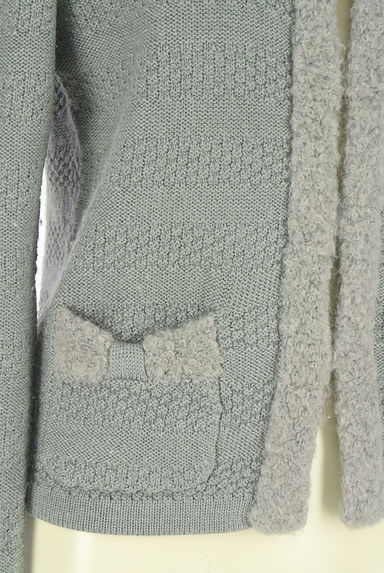 ROPE（ロペ）の古着「ファー切替ニットカーディガン（カーディガン・ボレロ）」大画像５へ
