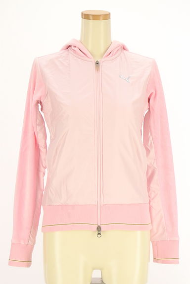 PUMA（プーマ）の古着「ダブルジップベロアパーカー（ジャージトップス）」大画像１へ
